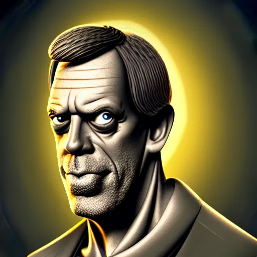 Prompt: hugh laurie is fused into banana, artstation, cgsociety, concept art, illustration, 8 k