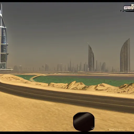 Image similar to gta : dubai, particulate