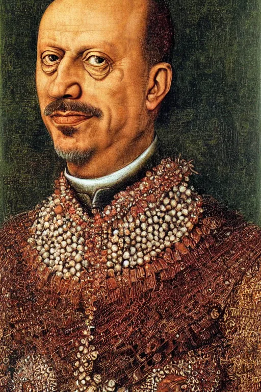 Prompt: portrait of Erdogan by Giuseppe Arcimboldo