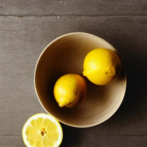 Image similar to bowl of lemons