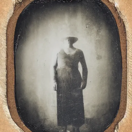 Image similar to tintype photo of a labyrinth