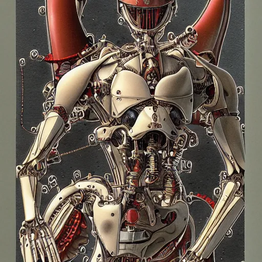 Prompt: biomechanical atrocity by katsuhiro otomo