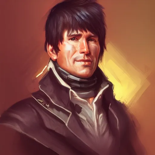 Prompt: portrait of davy crockett by ross tran, ultradetailed, trending on artstation,