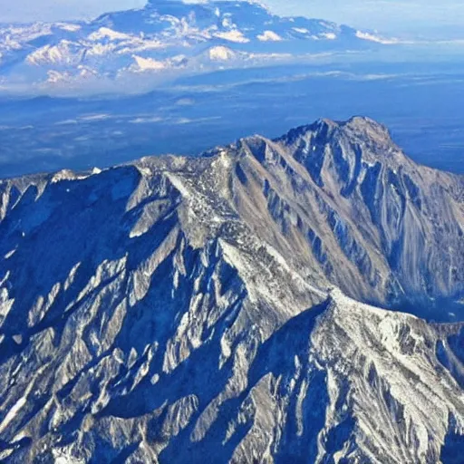 Image similar to mount olympus seen from above, google maps, greek mythology, real