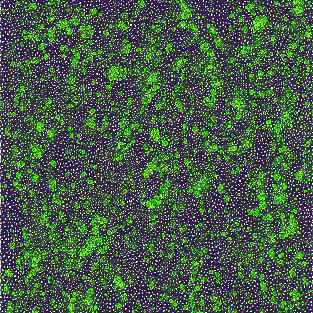 Image similar to camo made of out cannabis, smiling, abstract, maya bloch artwork, do hoang tuong artwork, cryptic, dots, stipple, lines, abstract, geometry, splotch, concrete, color tearing, uranium, acrylic, neon, pitch bending, cannabis plant leaves, faceless people, dark, ominous, eerie, minimal, points, technical, painting