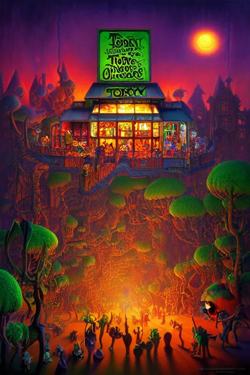 Image similar to a photorealistic painting of an isometric nightmare at the toy store horror by johfra bosschart, lisa frank, dark fantasy art, high detail, trending on artstation