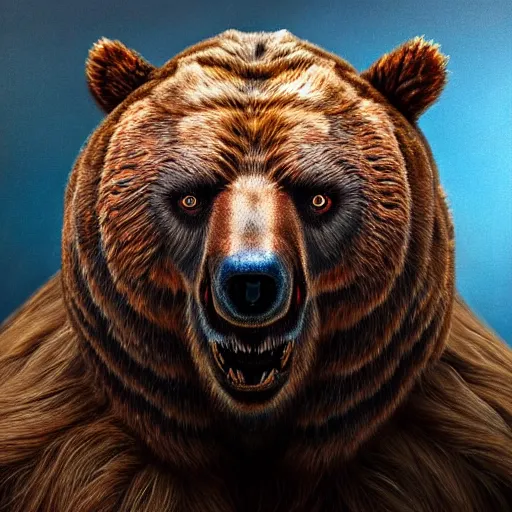 Prompt: Perfectly-centered portrait-photograph of creature who is half spider and half bear, lifelike, super highly detailed, professional digital painting, artstation, concept art, smooth, sharp focus, extreme illustration, Unreal Engine 5, Photorealism, HD quality, 8k resolution, cinema 4d, 3D, beautiful, cinematic, art by artgerm and greg rutkowski and alphonse mucha and loish and WLOP