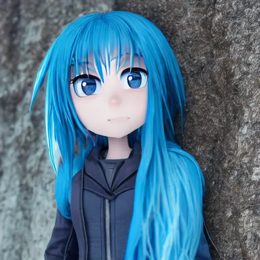 Prompt: a closeup of rimuru tempest as a realistic woman, soft facial expression, ultra realistic, fully clothed, intricate details, highly detailed, 8 k, photorealistic, beneath an aurora, a canopy overhead