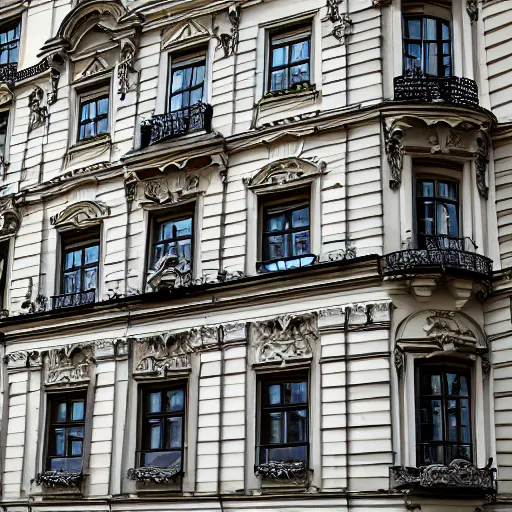 Image similar to Vienna facade architecture made from lava rocks