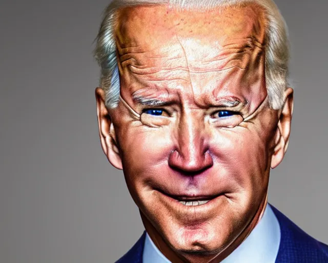 Image similar to A portrait of joe biden with stoned red eyes, highly detailed, studio lighting, professional photograph, 4K HD