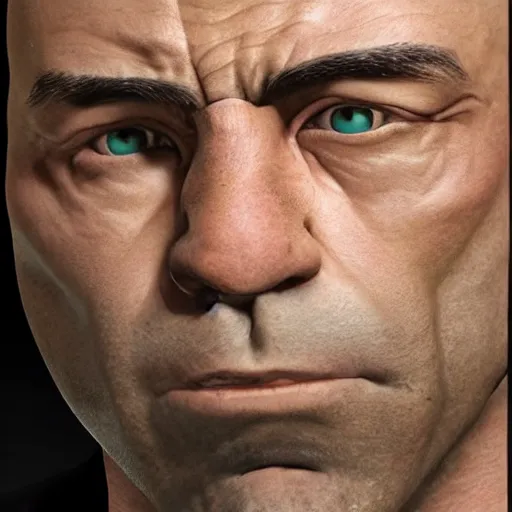 Image similar to Joe Rogan, extremely detailed, detailed and realistic face