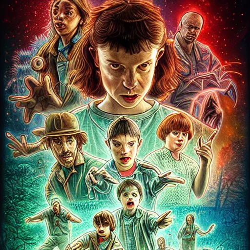 ArtStation - STRANGER THINGS 5 POSTER FANART