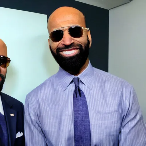 Image similar to (((joe biden))) meets !!!joe budden!!! famous rapper joe budden. radio host joe budden. budden budden budden