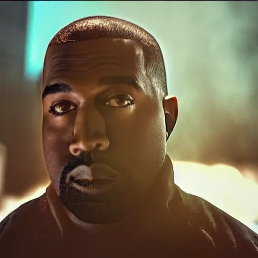 Prompt: Portrait of Kanye West as the Punisher, splash art, movie still, cinematic lighting, dramatic, octane render, long lens, shallow depth of field, bokeh, anamorphic lens flare, 8k, hyper detailed, 35mm film grain