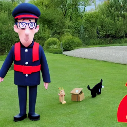 Image similar to postman pat sds