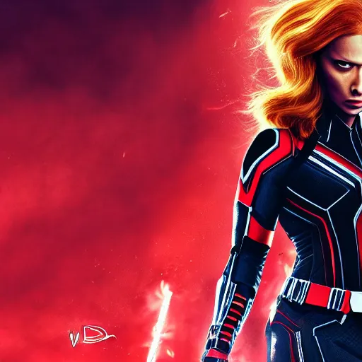 Prompt: dwayne the rock johnson as black widow, marvel, female, movie, photo, hyperdetailed, sharp focus,