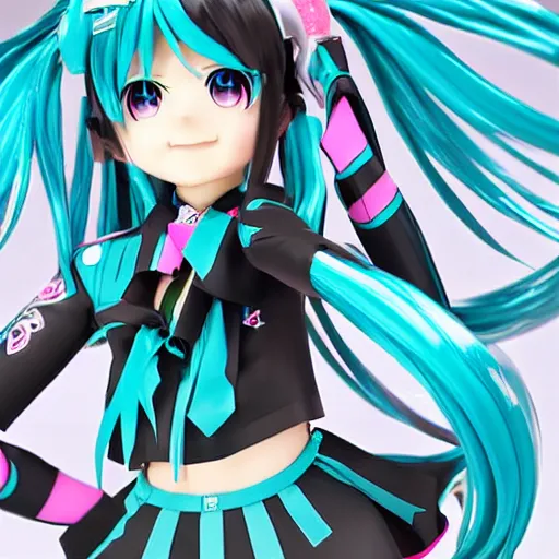 Image similar to hatsune miku full body shot