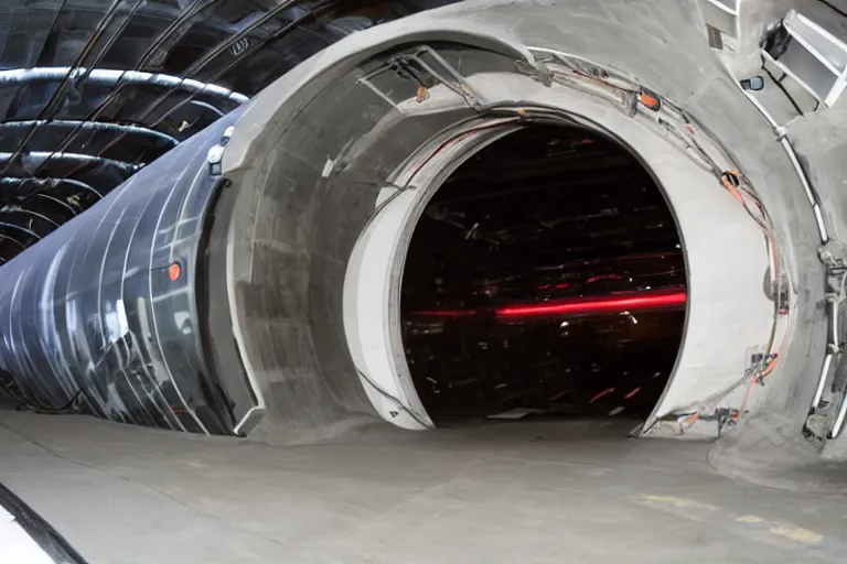 Prompt: elon musk tunneling his way to china, cinematic lighting