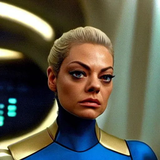 Image similar to A still of Mila Kunis as Seven of Nine in Star Trek: Voyager (1995)