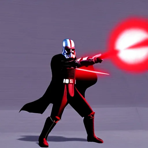 Image similar to Darth Vader in Mortal Kombat 3