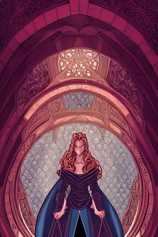 Prompt: intense acotar cover art bakground geometrical glass in the throne room, intricate, elegant, highly detailed, my rendition, digital painting, artstation, concept art, smooth, sharp focus, illustration, art by akira toriyama and sam bosma and james gilleard