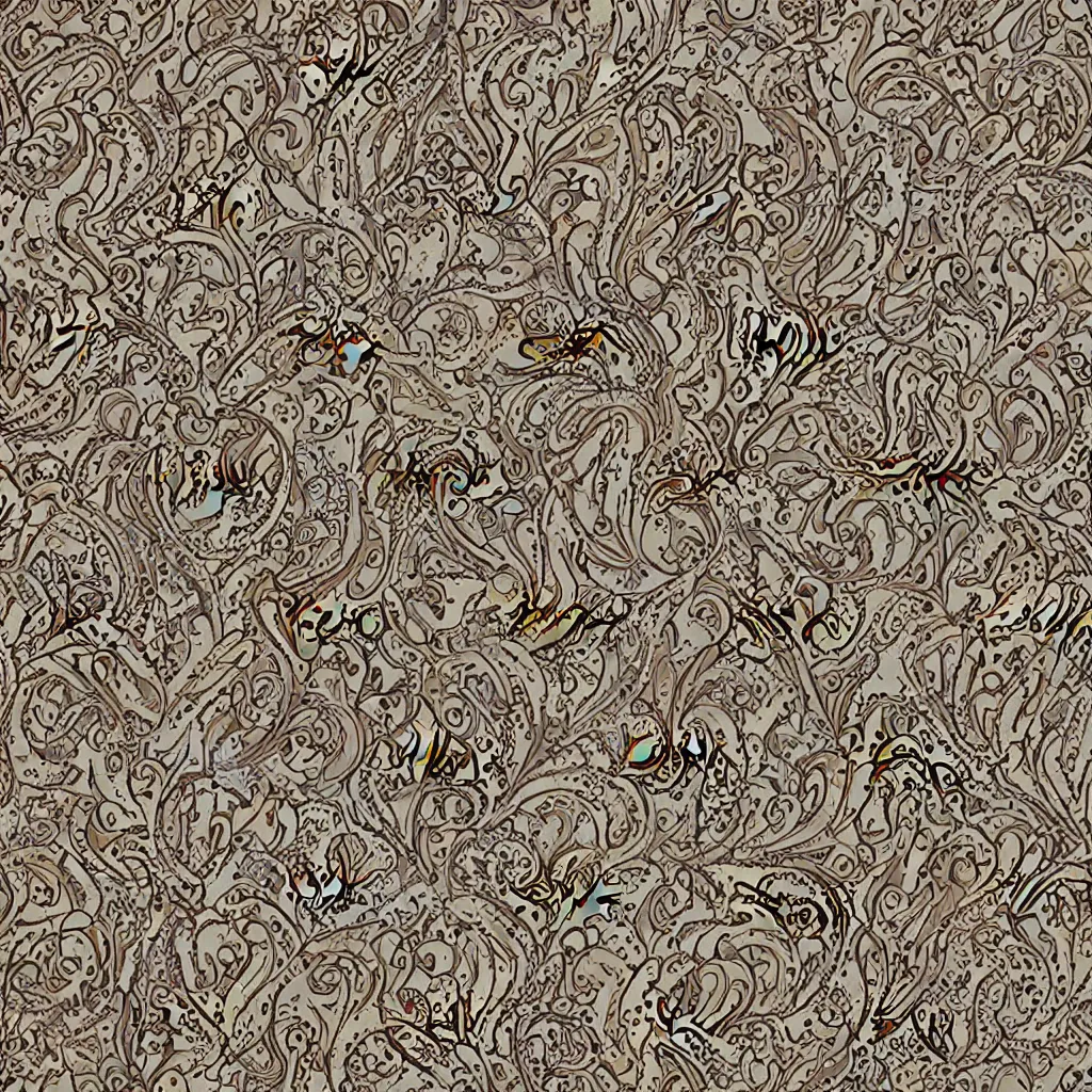 Prompt: beautiful ornamental pattern, detailed digital art