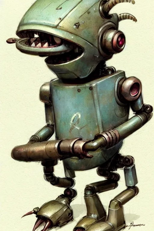 Image similar to ( ( ( ( ( 1 9 5 0 s robot goblin. muted colors. ) ) ) ) ) by jean - baptiste monge!!!!!!!!!!!!!!!!!!!!!!!!!!!!!!