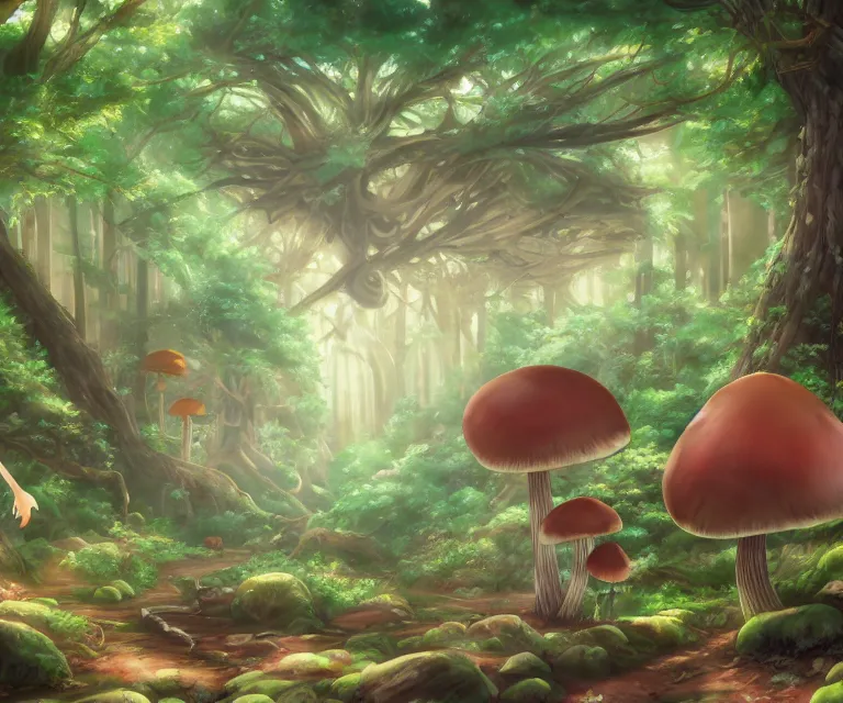 Anime Mushroom Images, HD Pictures For Free Vectors Download - Lovepik.com