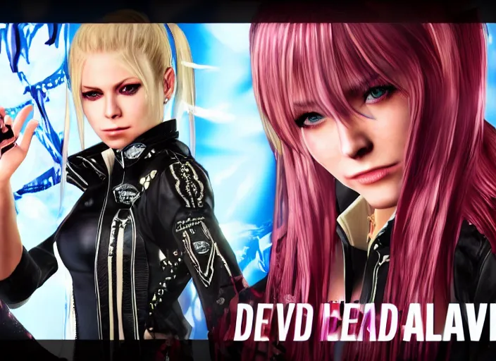 Image similar to Avril Lavigne as a playable character in Dead or Alive, detailed game screenshot 4K