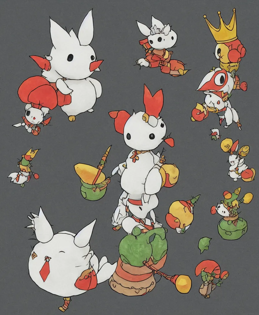 Prompt: king moogle mog