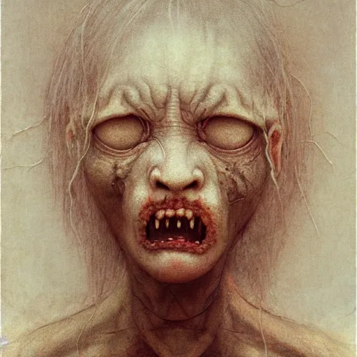 Prompt: by waterhouse, by beksinski, high quality, picture portrait of a 1 8 th century yokai, haunting, photorealism, hyper - realism, octane render, highly detailed, 8 k,