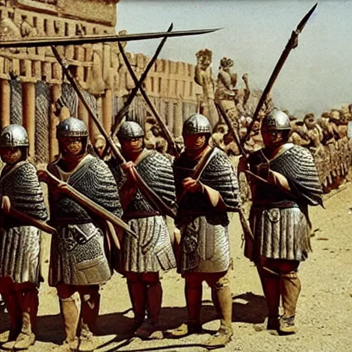 Image similar to roman army in china