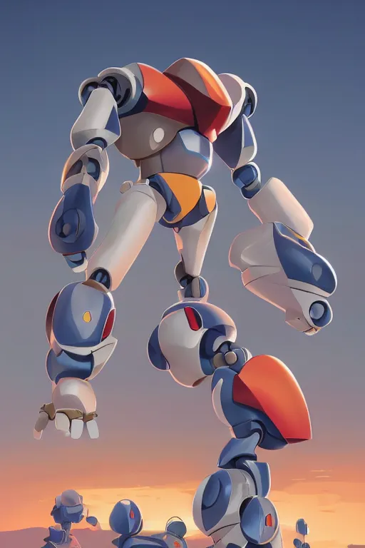 Image similar to metabots medabots medarotto medarot robot minimalist comics, behance hd by jesper ejsing, by rhads, makoto shinkai and lois van baarle, ilya kuvshinov, rossdraws global illumination ray tracing hdr radiating a glowing aura