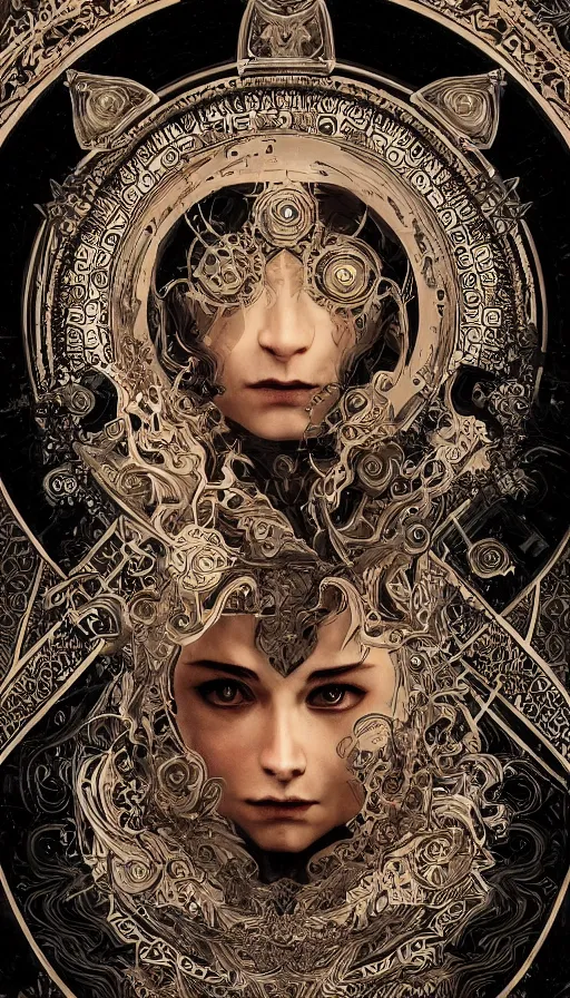 Image similar to seventh seal, fame of thrones, lord of daggers, neon, fibonacci, sweat drops, intricate fashion clothing, insane, intricate, highly detailed, surrealistic, digital painting, artstation, concept art, smooth, sharp focus, illustration, Unreal Engine 5, 8K, art by artgerm and greg rutkowski and alphonse mucha