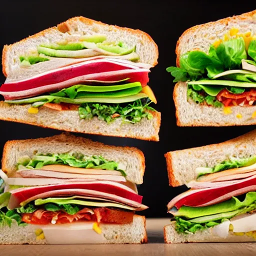 Prompt: how sandwiches grow