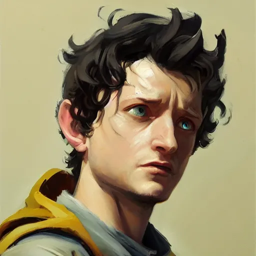 greg manchess portrait painting of frodo beutlin as | Stable Diffusion ...