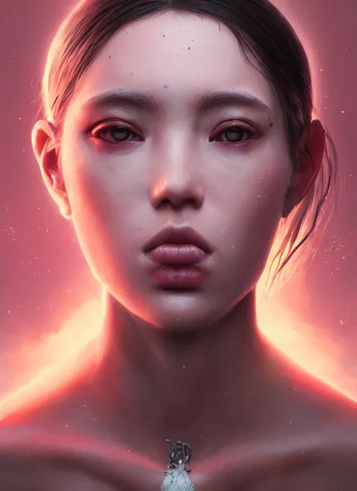 Image similar to a 3 d wlop goddess portrait, 8 k micro details, artwork by tooth wu and wlop and beeple and greg rutkowski, trending on artstation,