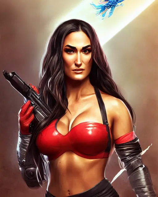 ArtStation - Nikki Bella - WWE