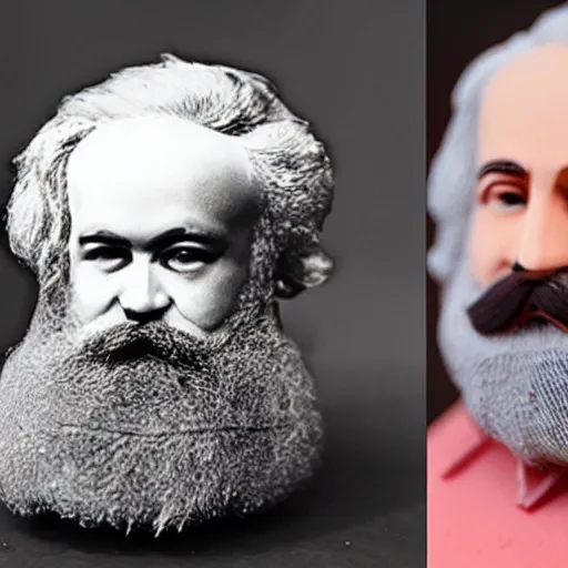 Image similar to karl marx turned into a cute and marketable plushy