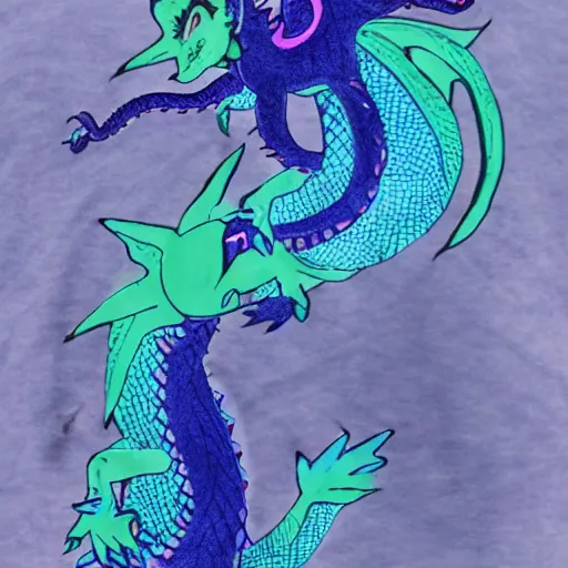 Image similar to indigo baby dragon