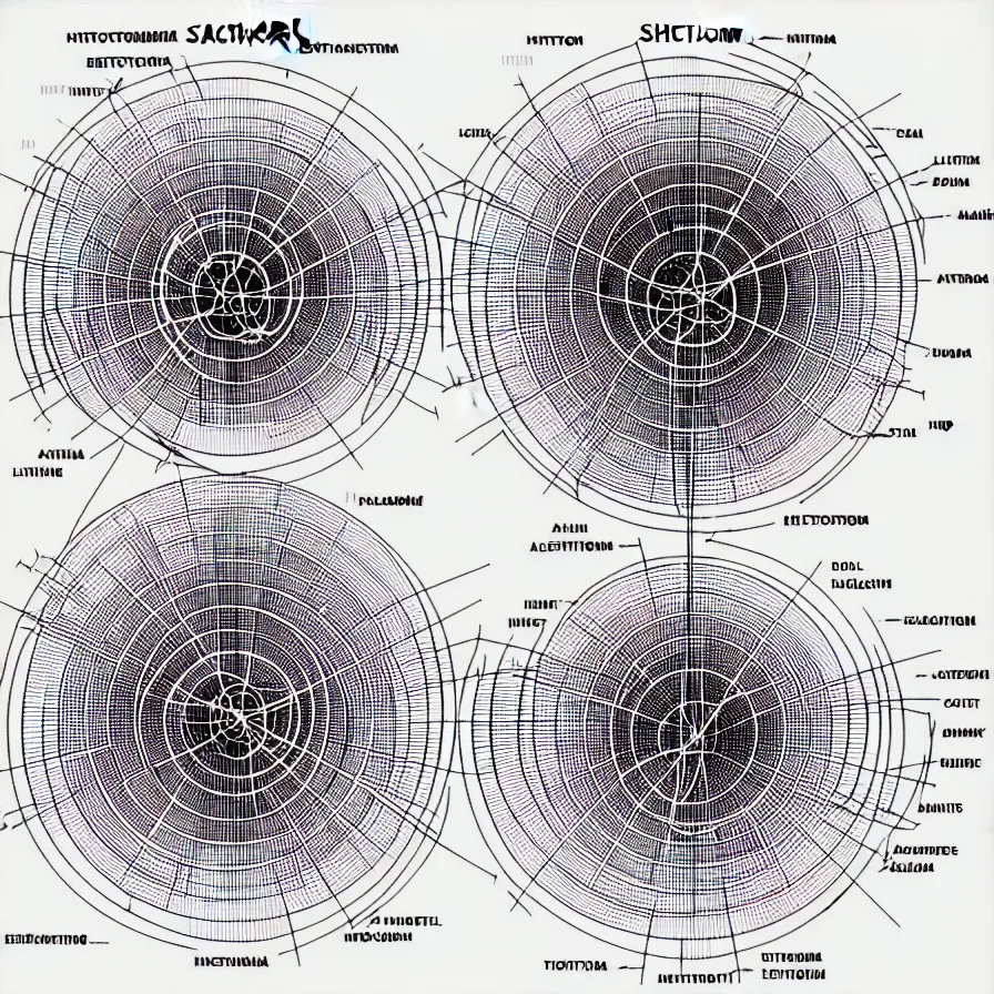 Image similar to “schema of the inner workings of an atom and electron”