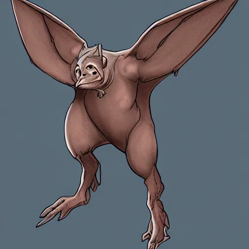 Prompt: hipposideros griffini concept. 2 d illustration trending concept on artstation. # dtiyschallenge, # dtiys, # artchallenge # arttrending