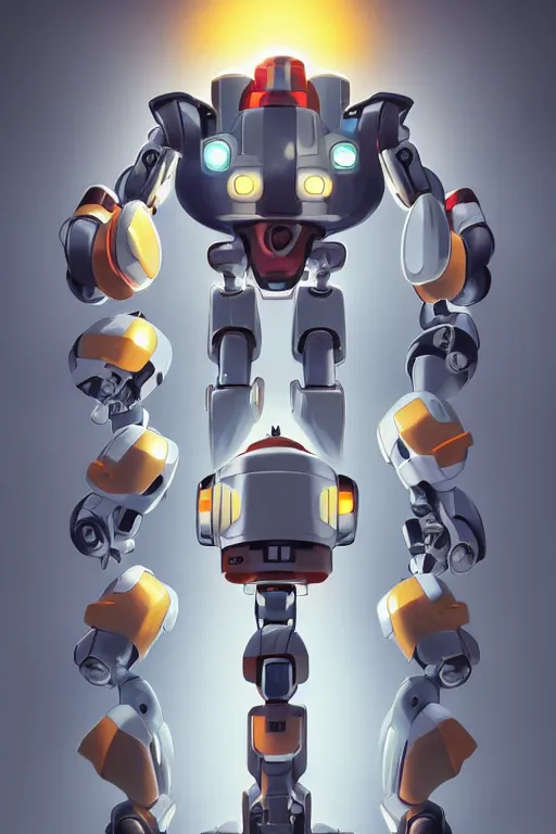 Image similar to metabots medabots medarotto medarot robot minimalist comics, behance hd by jesper ejsing, by rhads, makoto shinkai and lois van baarle, ilya kuvshinov, rossdraws global illumination ray tracing hdr radiating a glowing aura