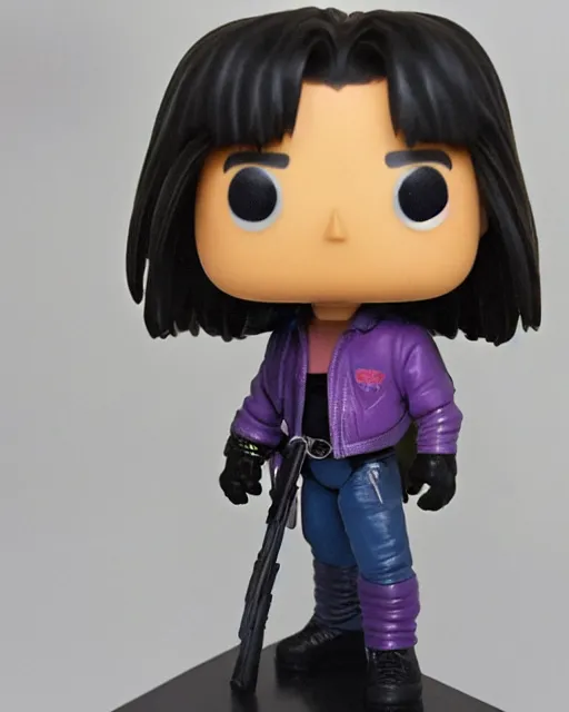 Prompt: Bret Hart Funko Pop. Photographic, photography