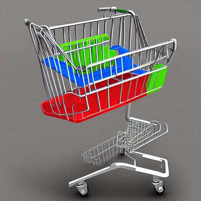 Prompt: shopping cart icon