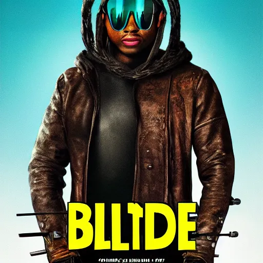 Image similar to poster for a movie like blade about a half - minion who hunts minions