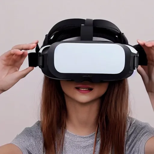 Image similar to futuristic vr headset