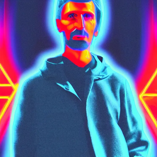 Prompt: nikola tesla in hoodie, portrait, vaporwave, synthwave, neon, vector graphics, cinematic, volumetric lighting, f 8 aperture, cinematic eastman 5 3 8 4 film, photorealistic