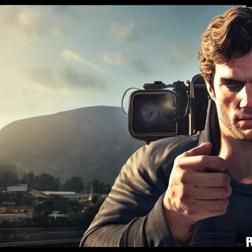 Prompt: henry cavill as a character on a GTA loading screen, au naturel, hyper detailed, digital art, trending in artstation, cinematic lighting, studio quality, smooth render, unreal engine 5 rendered, octane rendered, art style by klimt and nixeu and ian sprigger and wlop and krenz cushart