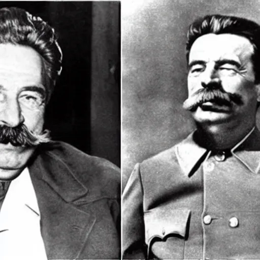 Image similar to picture of stalin and bryan cranston